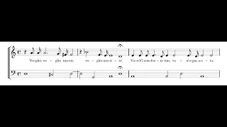 CLAUDIO MONTEVERDI: Lamento di Olimpia (Voglio, voglio morir) PDF SCORE