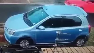 Stealing from a car in South Africa