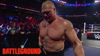 Brock Lesnar verlässt WWE Battleground: WWE.com Exclusive – 19. Juli 2015