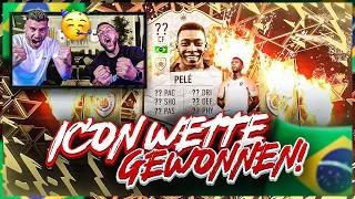 OMG!! Wir haben ICON PELE GEZOGEN und damit die ICON WETTE GEWONNEN😱😍 FIFA 22