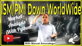 ISM Index, PMI Down Worldwide! Not Good for the Economy! Hands-on Market Analysis with Python