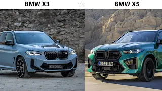2024 BMW X5 vs 2023 BMW X3 Comparison