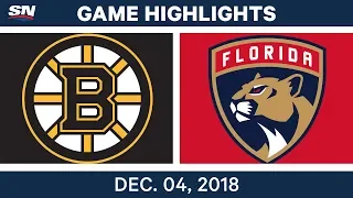 NHL Highlights | Bruins vs. Panthers - Dec 4, 2018