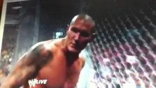 WWE Raw 9/28/2009 - John Cena VS Randy Orton in a Gauntlet Match