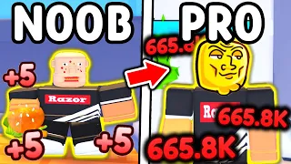 NOOB To PRO Using BEST PETS in Roblox Mewing Simulator..