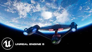 Star Trek in UNREAL ENGINE 5! | Realtime Planet Showcase [UE5] [4K]