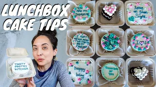 TOP TIPS FOR LUNCHBOX CAKES | MINI CAKES