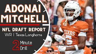 Adonai Mitchell is set to TAKE OFF! 🚀 | 2024 NFL Draft Profile & Scouting Report