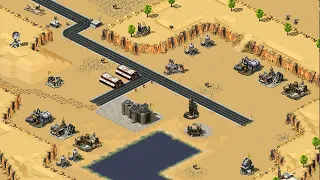 Red Alert 2 | Extra hard AI | 7 vs 1 | Twins Lab Map | America vs 7 random