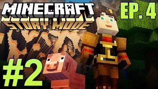 Minecraft: Story Mode: Episode 4 "A Block And A Hard Place" Part 2 - The Far Lands! (Walkthrough)