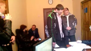 03.03.2016р. Адвокат депутатів від Ляшка,обізвав головного редактора газети "Ключ" - сепаратистом.