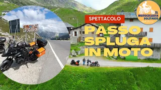 Passo Spluga in moto