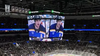 St. Louis Blues 3rd Period Intro + Goal Horn (2/25/22)