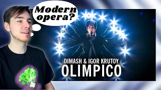 HE CAN SING ANYTHING! Reacting to Dimash & Igor Krutoy - Olimpico