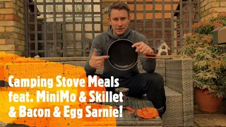 Bacon & Egg on Jetboil Summit Skillet with Jetboil MiniMo - Camping Stove Meals