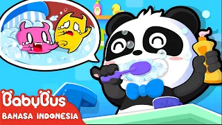 Bayi Suka Mandi | Menjaga Kebersihan Pribadi | Kebiasaan Baik Anak-anak | BabyBus Bahasa Indonesia