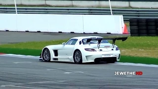 Mercedes-Benz SLS AMG GT3 On the Track! Lovely Engine Sounds!