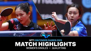 Kim Nayeong vs Ng Wing Lam | WS Qual | WTT Contender Zagreb 2023