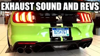 2020 Ford Mustang Shelby GT500 Exhaust Sound And Revs