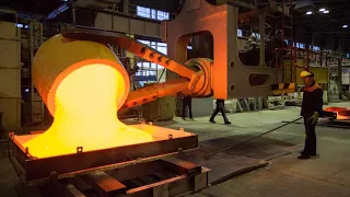 Dangerous Biggest Heavy Duty Hammer Forging Process | Fastest Hydraulic Steel Forging Machine #1