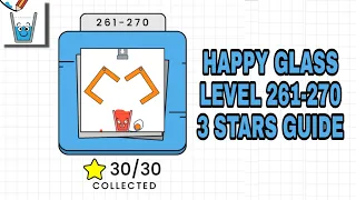 Happy Glass Level 261-270 | 3 Stars Guide