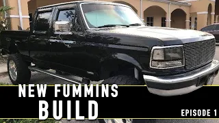 How to Cummins Swap a 1996 OBS Ford f250 Fummins (Episode 1)