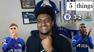Caicedo EXCELLENT Again! | 5 Things We Learned From Chelsea 3-2 Newcastle ft @carefreelewisg