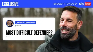Ruud van Nistelrooy's 25 Questions with Gary Neville | Overlap Xtra