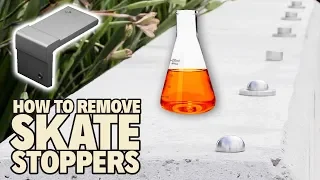 HOW TO REMOVE SKATESTOPPERS! *Highly Illegal*