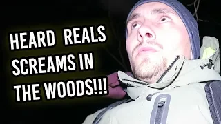 TRAPPED DURING 3 AM CHALLENGE AND WE HEARD SCREAMING IN THE WOODS