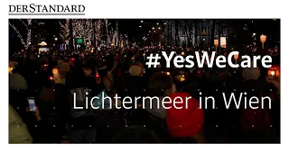 Lichtermeer in Wien: "Ein Zeichen des Miteinanders"