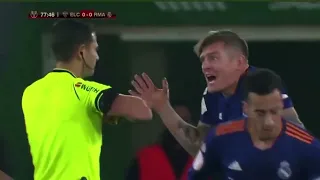 Ghostly Foul from Toni Kroos (Real Madrid) at Copa del Rey