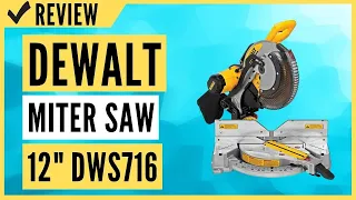 DEWALT Miter Saw, Double-Bevel, Compound, 12-Inch, 15-Amp (DWS716) Review