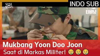 Mukbang Yoon Doo Joon Saat di Markas Militer! 🤤🤤🤤 #LetsEat3 🇮🇩SUB INDO🇮🇩