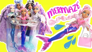 Mermaze Mermaid Dolls Find Treasure Surprises + DIY Mermaid Garden Craft