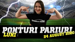 Ponturi pariuri sportive 24.08.2020