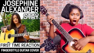 JOSEPHINE ALEXANDER - STAY (The Kid LAROI, Justin Bieber) - Fingerstyle Guitar Cover REACTION!😱 SUBS