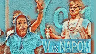 BATTLE OF THE GOATS!!!! NAPOM vs D-LOW | Shootout Beatbox Battle 2017 | SEMI FINAL (Reaction!!!!)