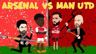 Arsenal Vs Manchester United. 🔥💪😍 Maguire Fights For Shirt. 😂😂⚽