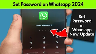 How To Set Password in WhatsApp || Lock WhatsApp With Password 2023 || WhatsApp Password Lock