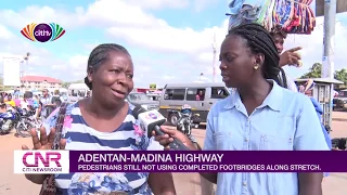 Pedestrians refuse to use Madina-Adentan footbridges police operations - Citi Newsroom