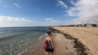 Beach of Hotel Club Salammbo Hammamet - Tunisia 2020