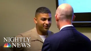 Marine Reunites With The FBI Agent Who Saved His Life | NBC Nightly News