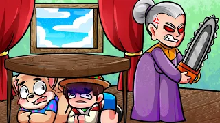 👉 ¡IMPOSIBLE ESCAPAR DE LA ABUELA! 😂🤣 GRANNY SIMULATOR