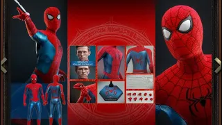 Spider man no way home new red and blue suit hot toys