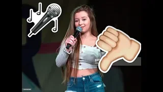 danielle cohn singing ( expectations vs reality )