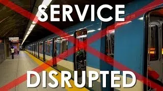 Montreal Metro - Service Disruption at Berri-UQAM! (feat. Track Switching! - Full HD)