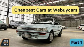 Cheapest Cars at Webuycars ( Part 1 ) !!