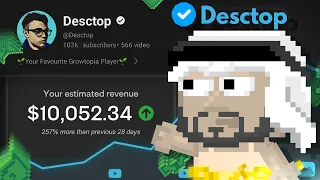 How Much Money I Earn From Youtube? - Growtopia