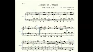 Musette in D Major (BWV Anh. 126) - Johann Sebastian Bach - Piano Repertoire 3